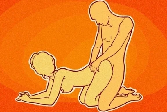 De Joelhos, Penetração por Trás