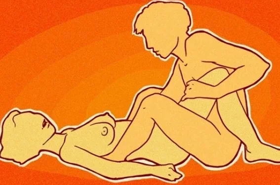 Sentado, Homem Penetra de Frente